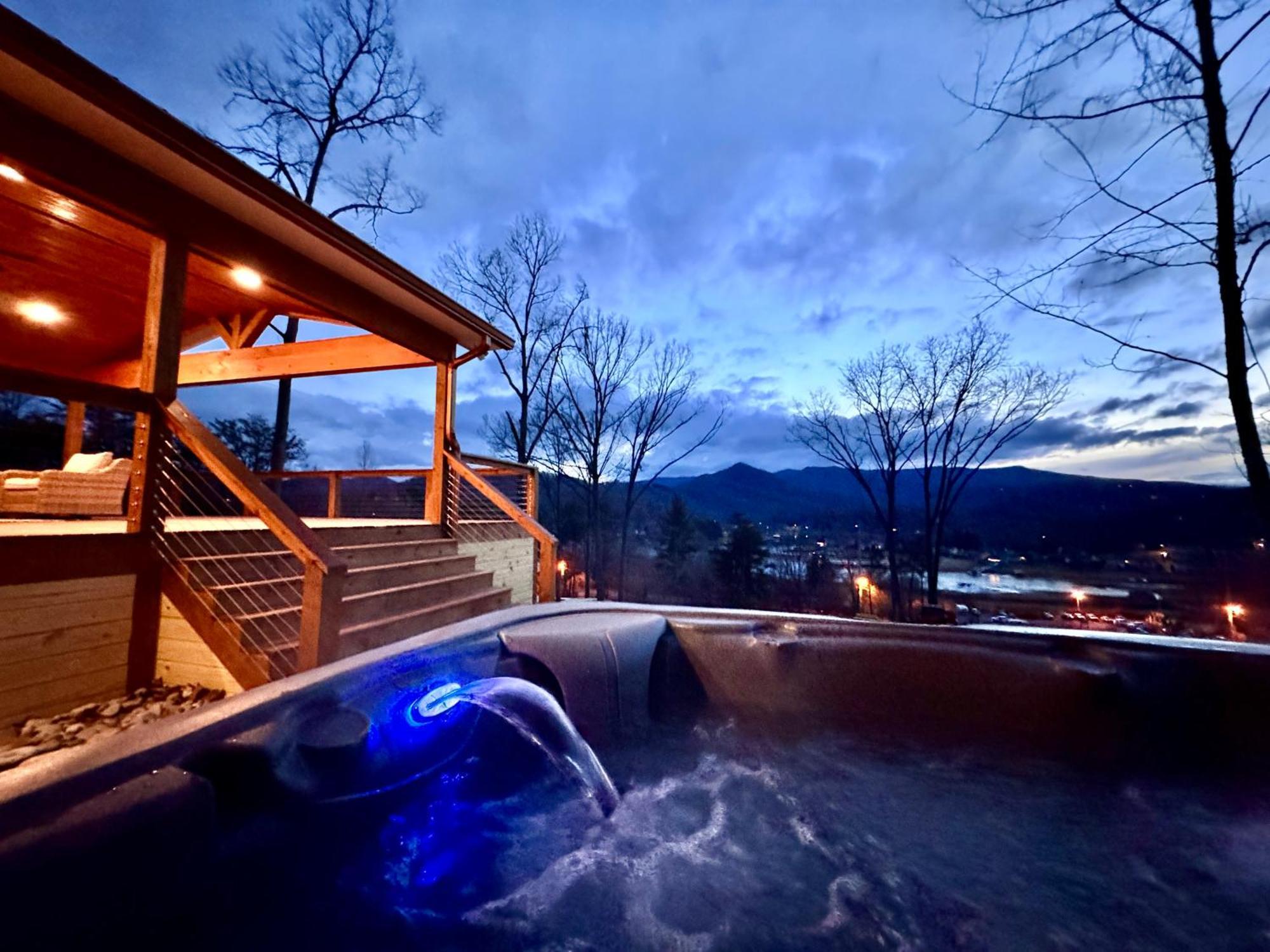 Glamp House Lake And Mountain Views Hot Tub Villa Hiawassee Exterior photo