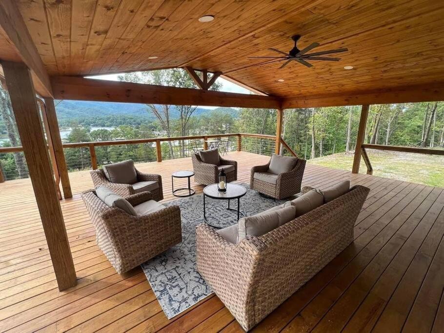 Glamp House Lake And Mountain Views Hot Tub Villa Hiawassee Exterior photo